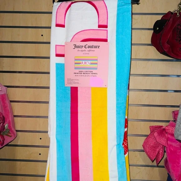 Juicy couture beach towel hot sale